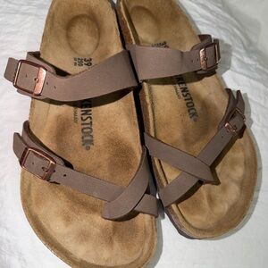 Birkenstock Tan Double-Strap Sandals